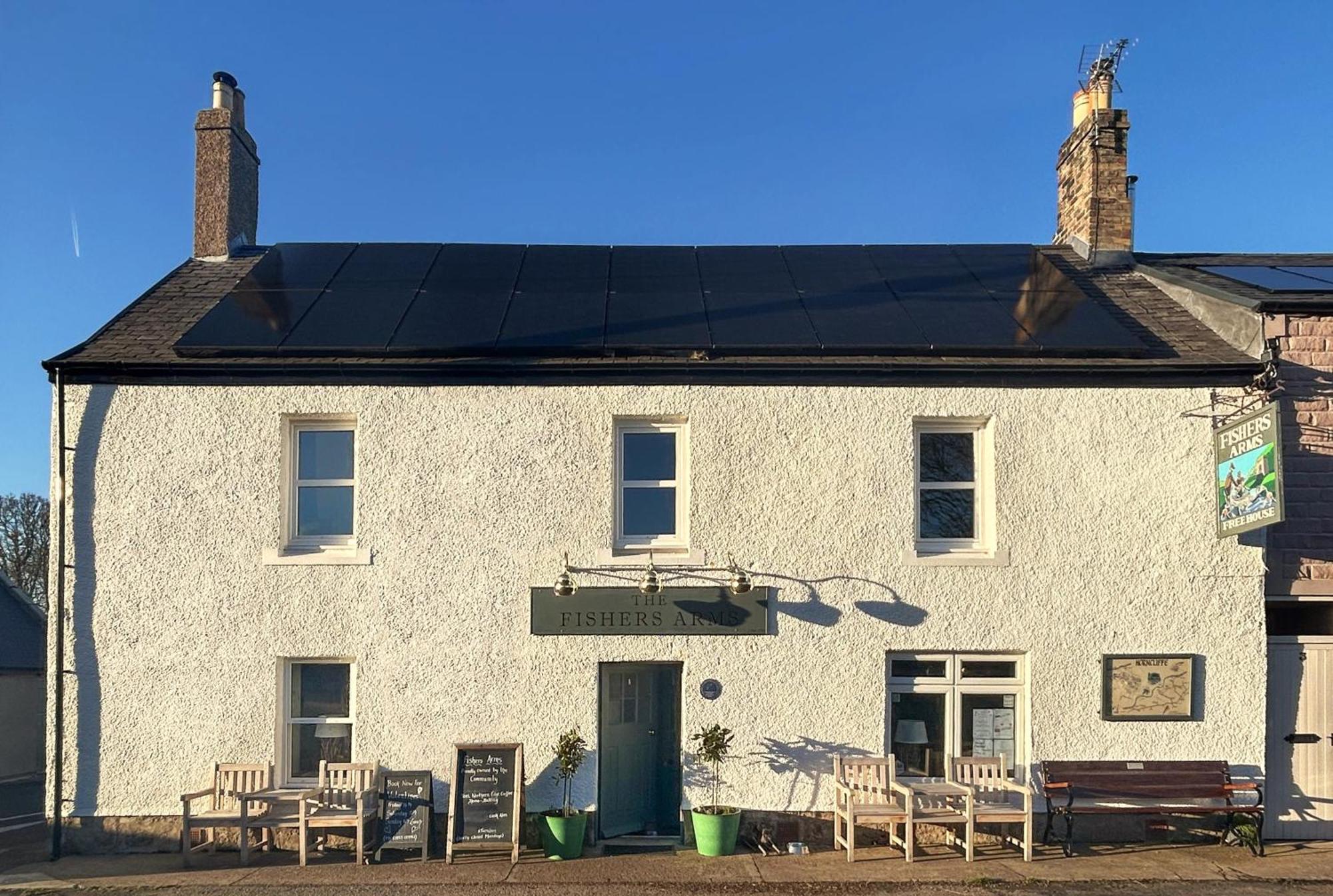 Fisher Arms Community Pub Horncliffe Exterior foto